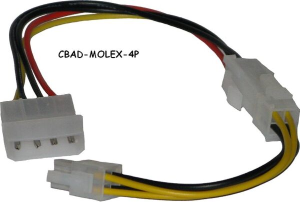 Molex Female to 4 pin ATX Male Adapter Cable for motherboard ATX power EPS12V