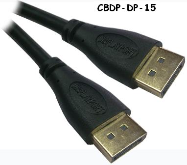 15Ft  Display Port DP Male to Display Port  DP Male Video Cable Gold Plated 5M