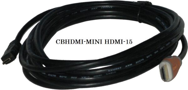 15ft (5M) Mini HDMI to HDMI  Cable for Display Device Cameras HDTV Camcorder