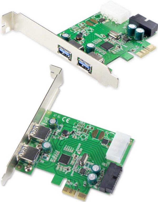 Syba PCI-E 2.0 Card with 2 port USB 3.0 & internal 19 pins header w/ Low Profile