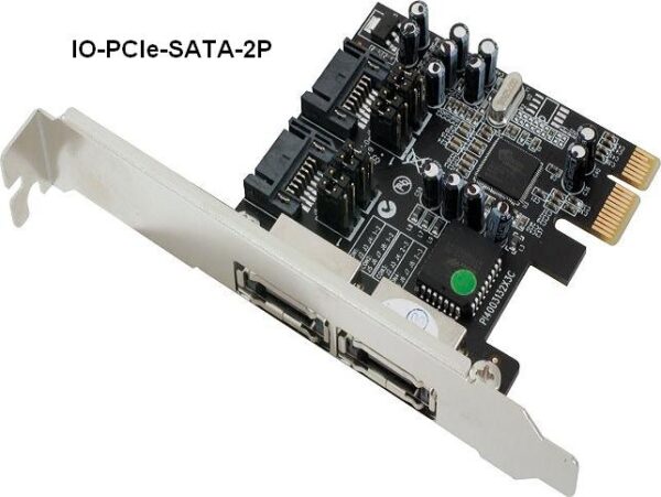 PCI-E PCI Express Controller Card 2x eSATA external  2x SATA internal port HDD