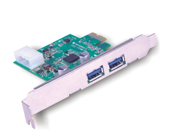 USB 3.0 PCI-E PCI EXPRESS CARD CHIPSET 2 PORT 5 Gbp PCIE CONTROLLER HUB