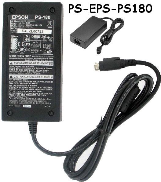 EPSON PS-180 Replacement 24V-2A Ac Adapter for TM Serie Printers