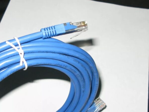 15 FT CAT5e ETHERNET RJ45 LAN Network Patch CABLE - BLUE