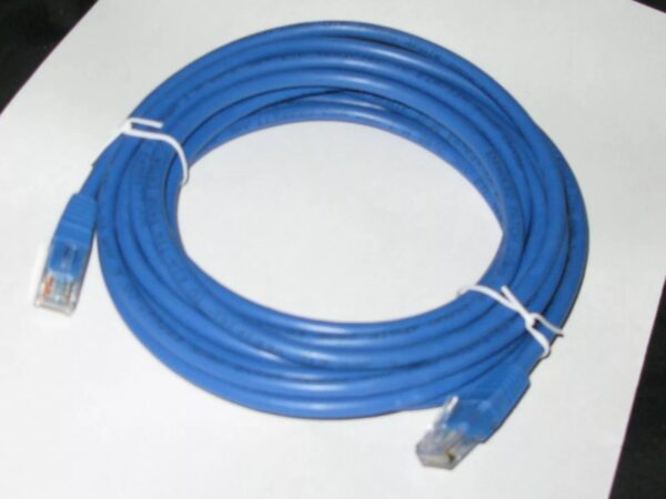 15 FT CAT5e ETHERNET RJ45 LAN Network Patch CABLE - BLUE