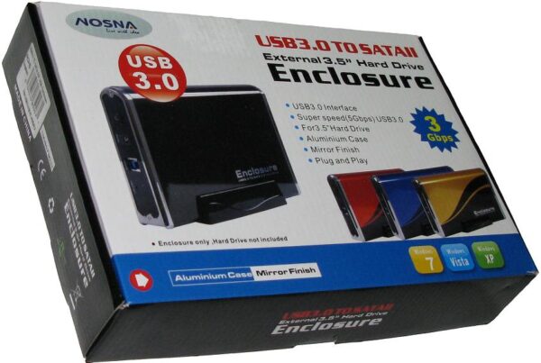 USB 3.0 to SATA Portable Enclosure for 2.5