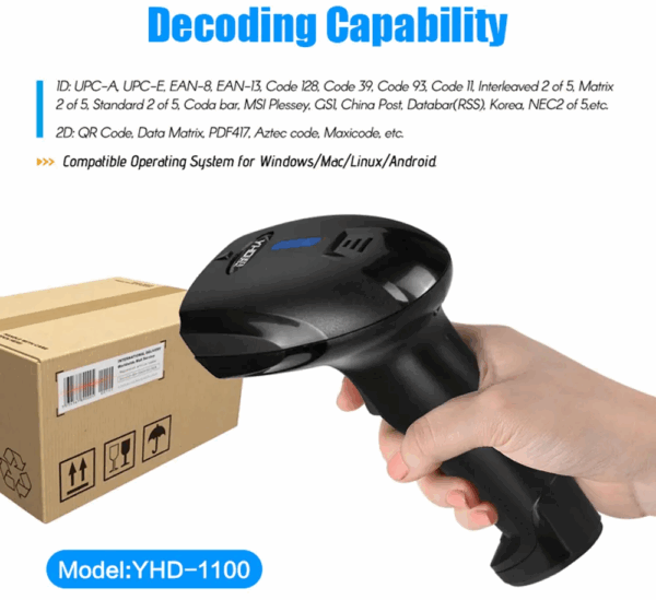 USB Wired Barcode Scanner
