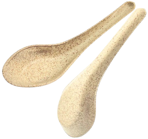 Bio Chinese Soup Spoon(wheat straw)
