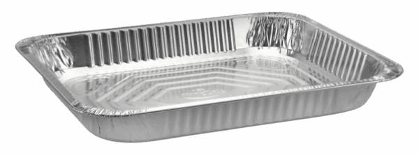 Aluminum Foil Container  Half Size Shallow Foil Container 100/cs錫紙淺盤(半盤)