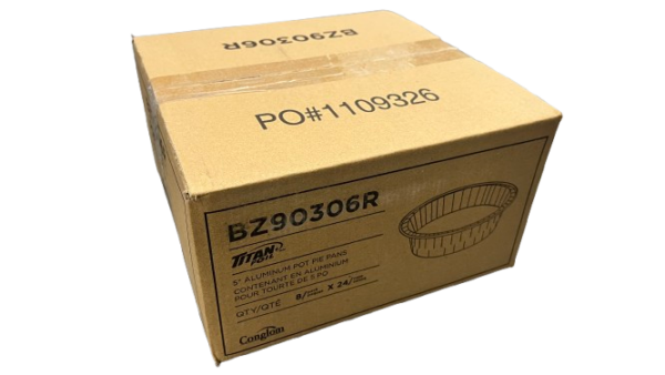 Titan 5” Aluminum Pot Pie Pans 