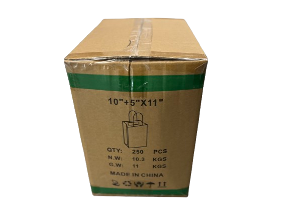 Small Kraft Paper Bags with Handle 手提環保紙袋(S)