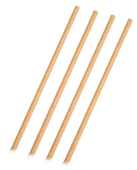 Kraft Paper Straw 8 x 220mm 環保吸管