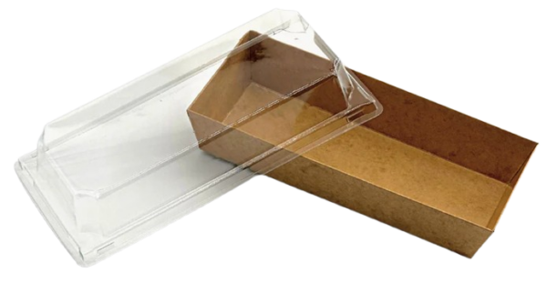 Rectangular Kraft Paper Container with Lid