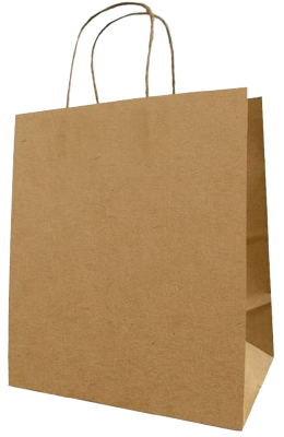 Small Kraft Paper Bags with Handle 手提環保紙袋(S)