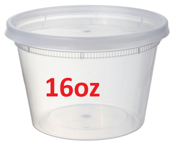 Deli Plastic Container密封圓形盒