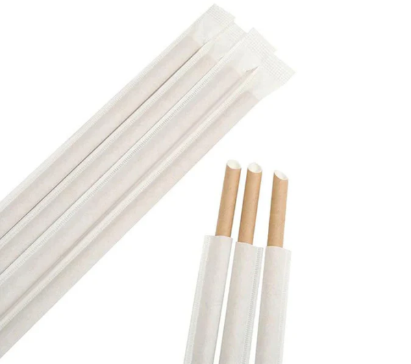 Kraft Paper Straw 8 x 220mm 環保吸管