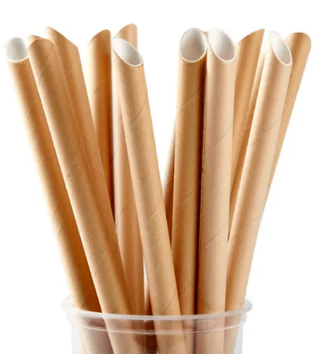 Kraft Paper Straw 8 x 220mm 環保吸管